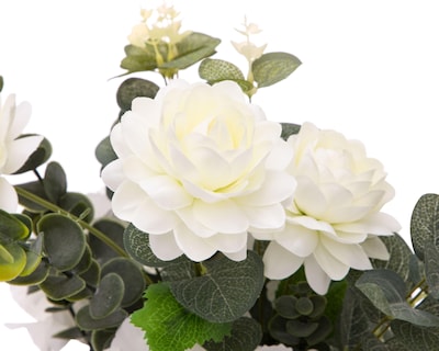 Foto 3 | Eucalipto con Flores Artificiales con Maceta 48.5 cm