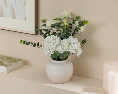 Foto 4 | Eucalipto con Flores Artificiales con Maceta 48.5 cm
