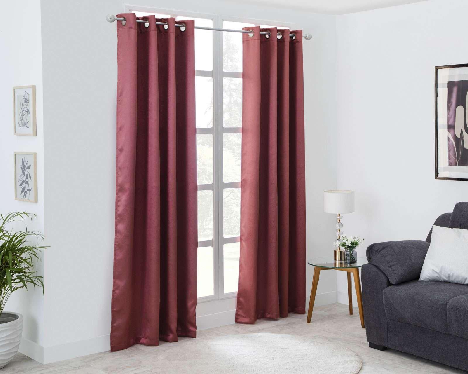 Cortina Raquel 132 x 225 cm Rosa