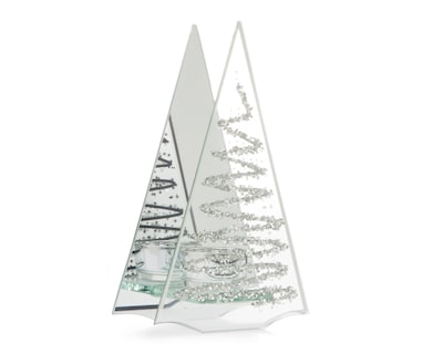 Foto 2 | Portavela de Pino Navideño Centropino de Cristal