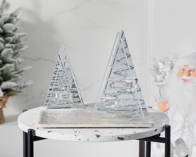 Foto 6 | Portavela de Pino Navideño Centropino de Cristal