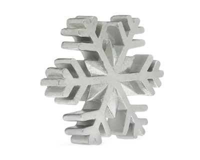Foto 1 | Figura Decorativa Copo de Nieve de Navidad Silvy Flake de Resina