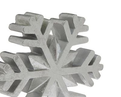 Foto 4 | Figura Decorativa Copo de Nieve de Navidad Silvy Flake de Resina