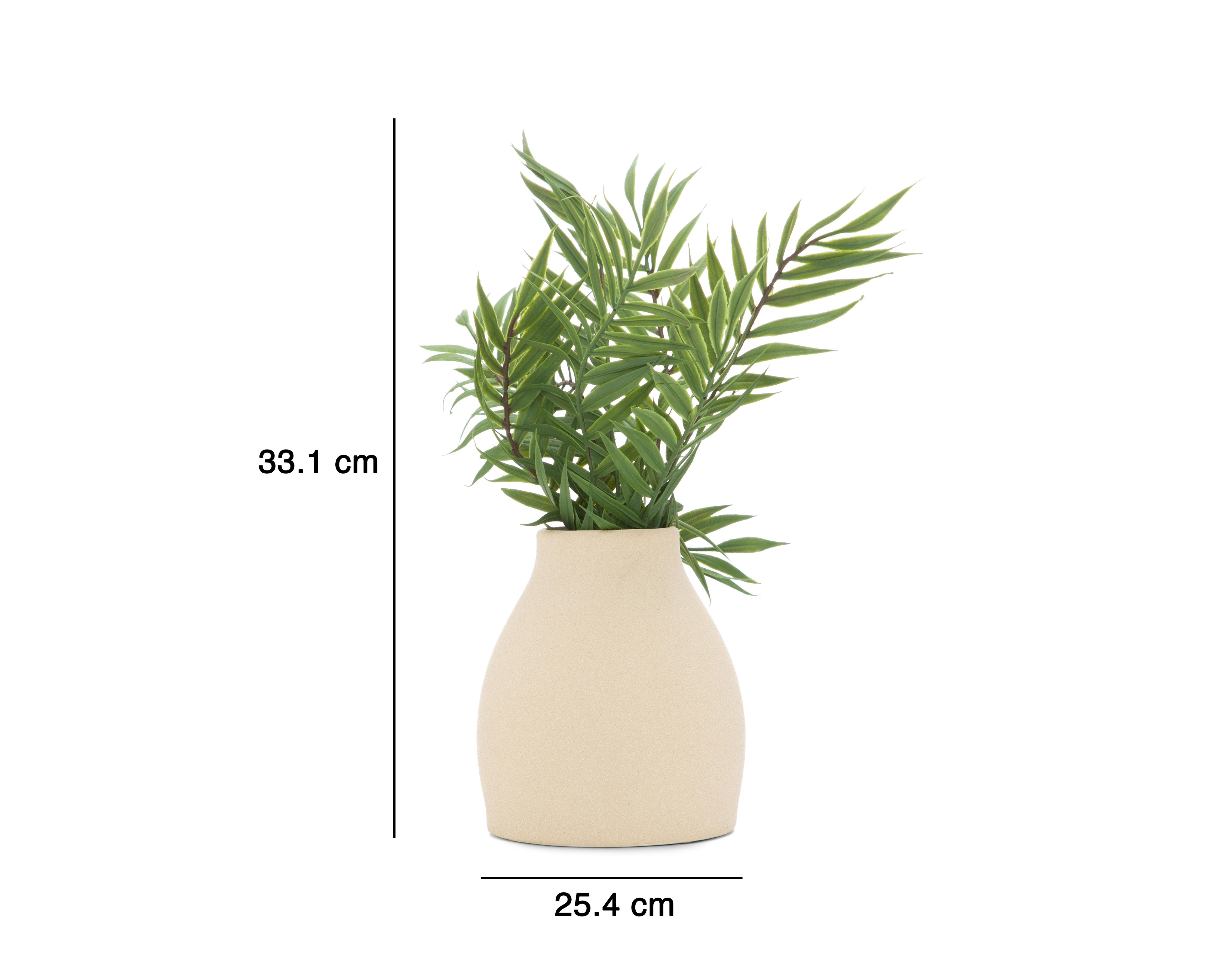 Foto 6 pulgar | Planta Artificial con Maceta Starhaus 33.1 cm