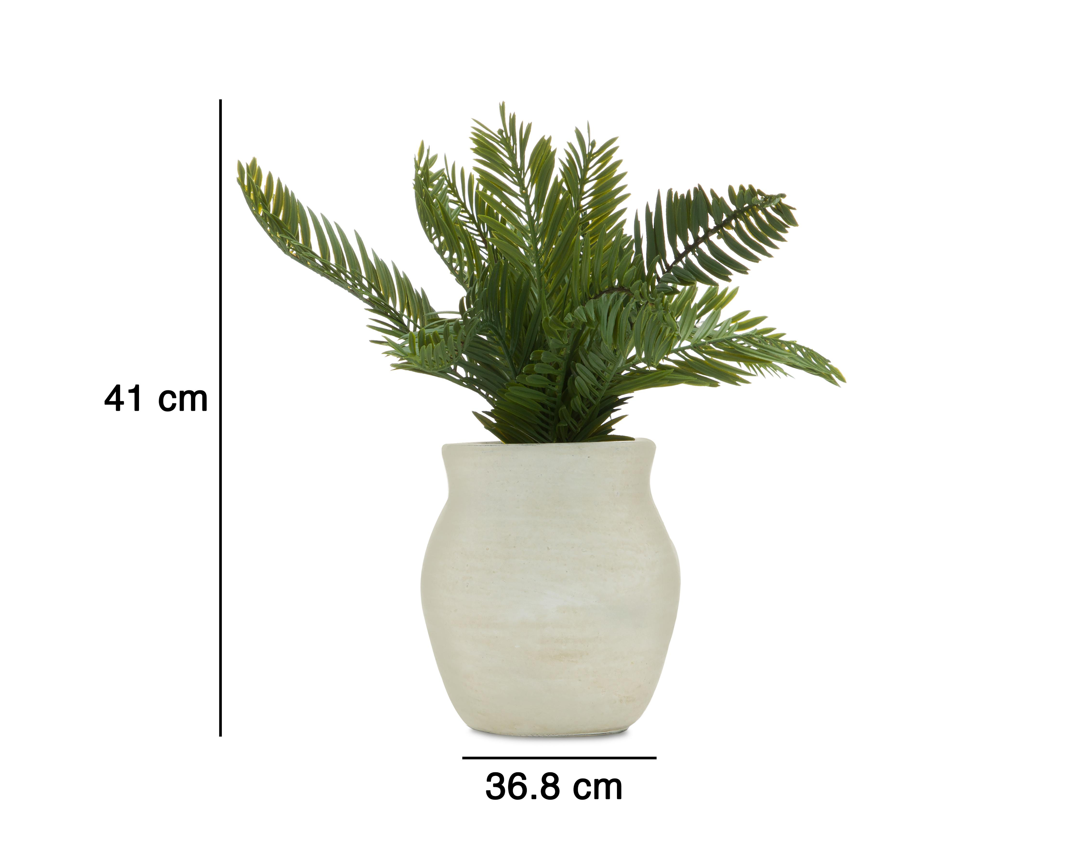 Foto 6 pulgar | Planta Artificial con Maceta Starhaus 41 cm