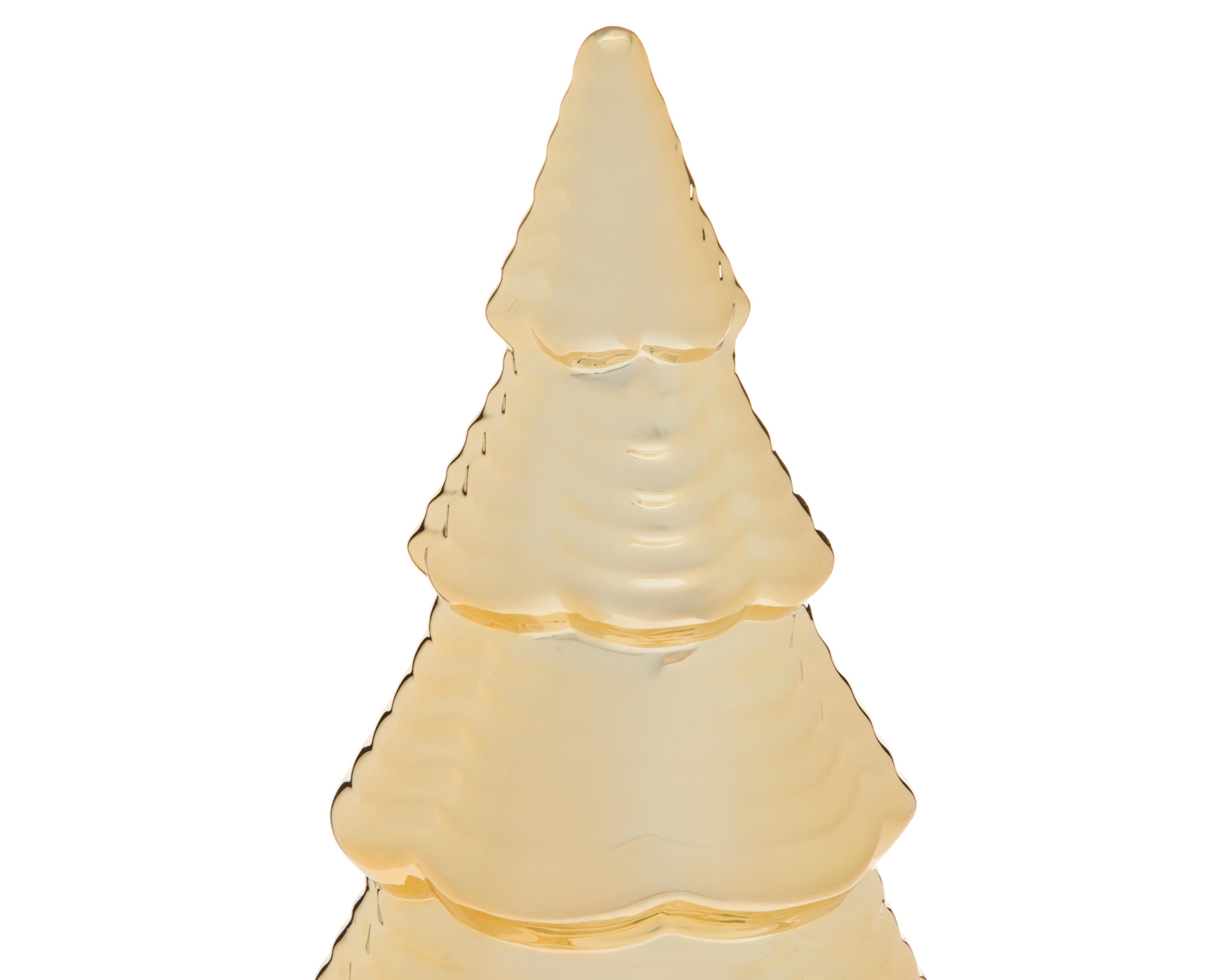 Foto 4 pulgar | Figura Decorativa Pino de Navidad Tredo de Cerámica