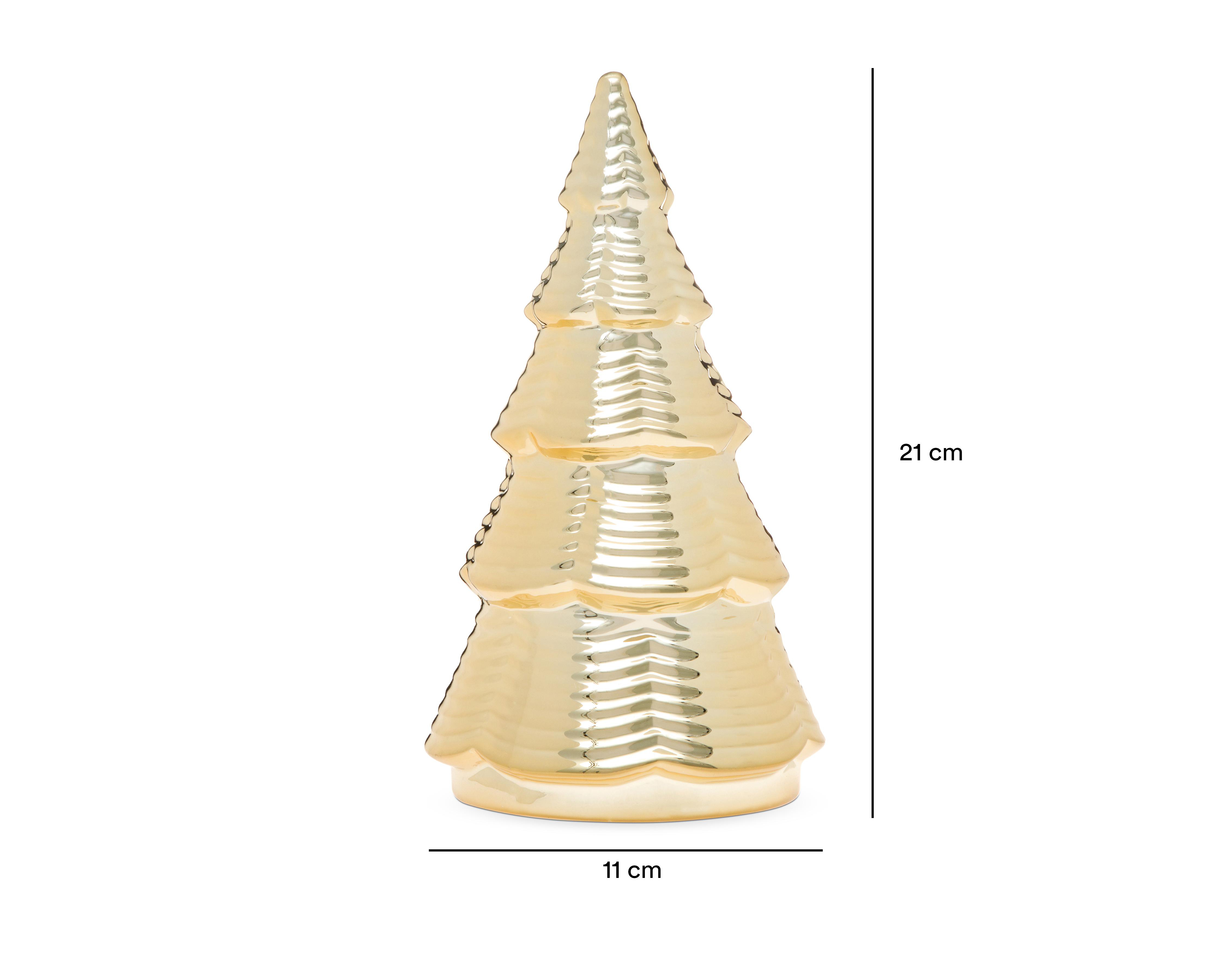 Foto 5 | Figura Decorativa Pino de Navidad Tredo de Cerámica