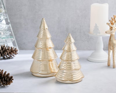 Foto 4 | Figura Decorativa Pino de Navidad Tredo B de Cerámica