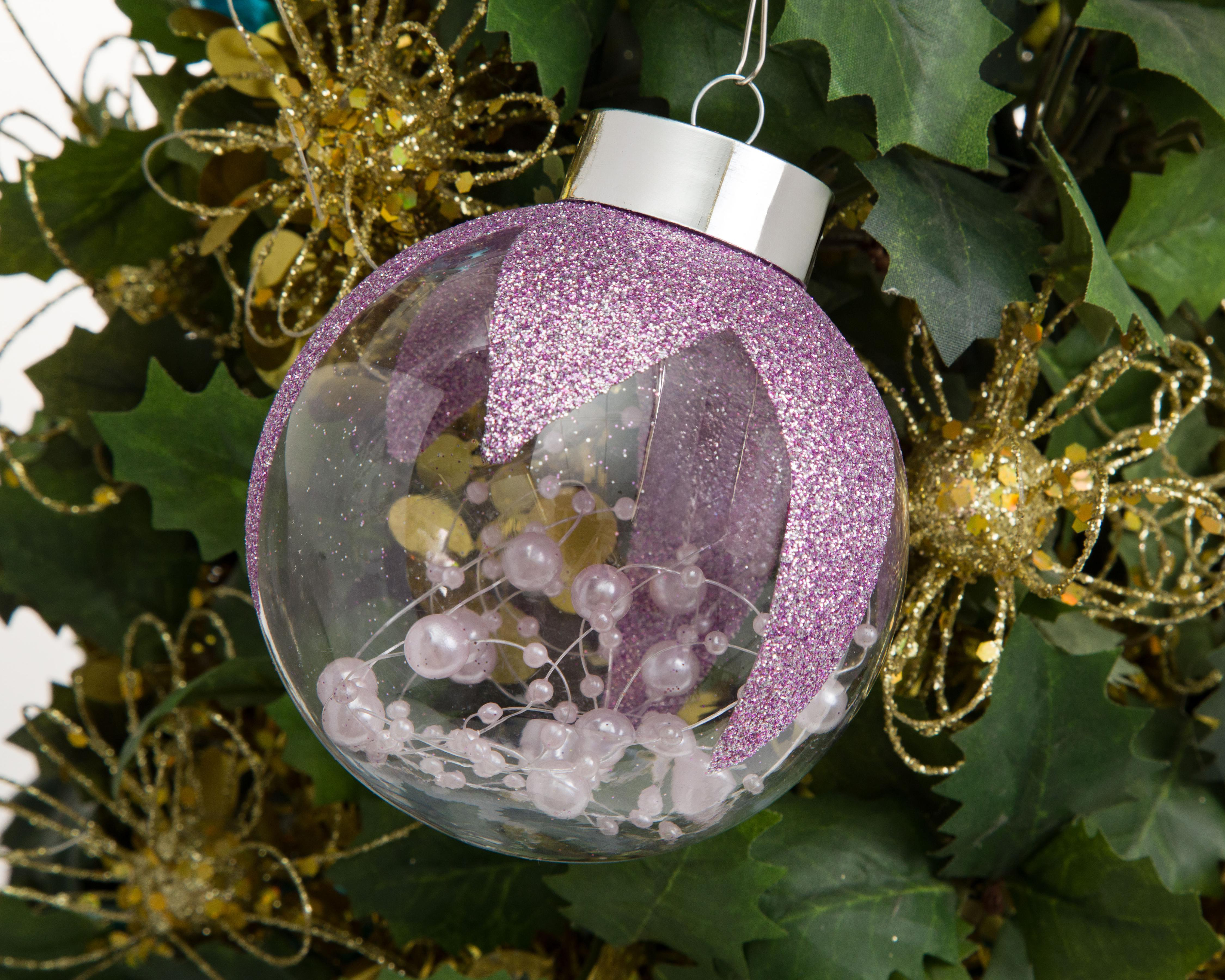 Foto 4 | Esferas Navideñas Pinky 6 Piezas
