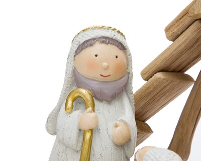 Foto 4 | Figura Decorativa de Navidad Nacimiento Niño Dios de Poliresina