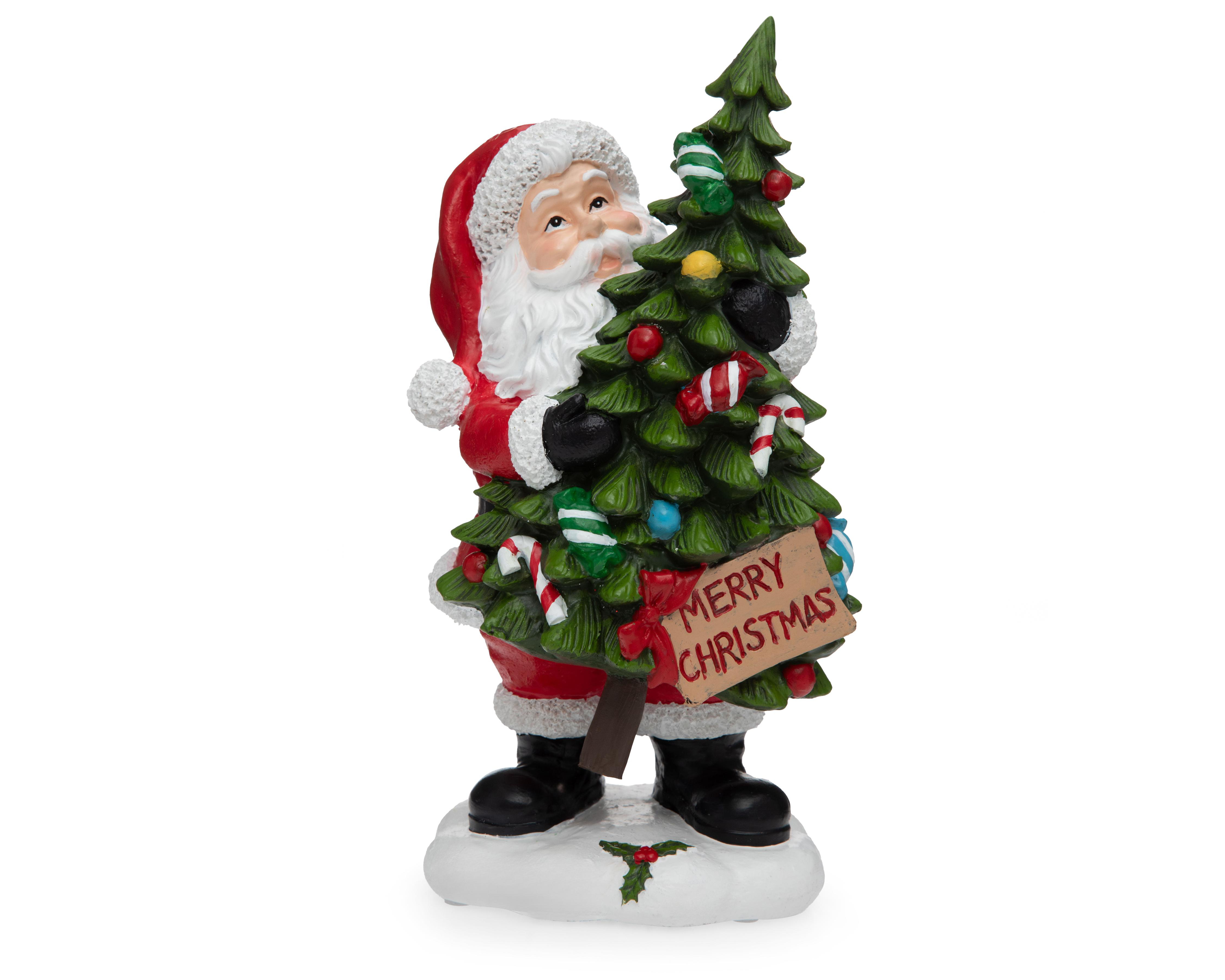 Foto 4 pulgar | Figura de Papá Noel de Navidad Noelo de Resina