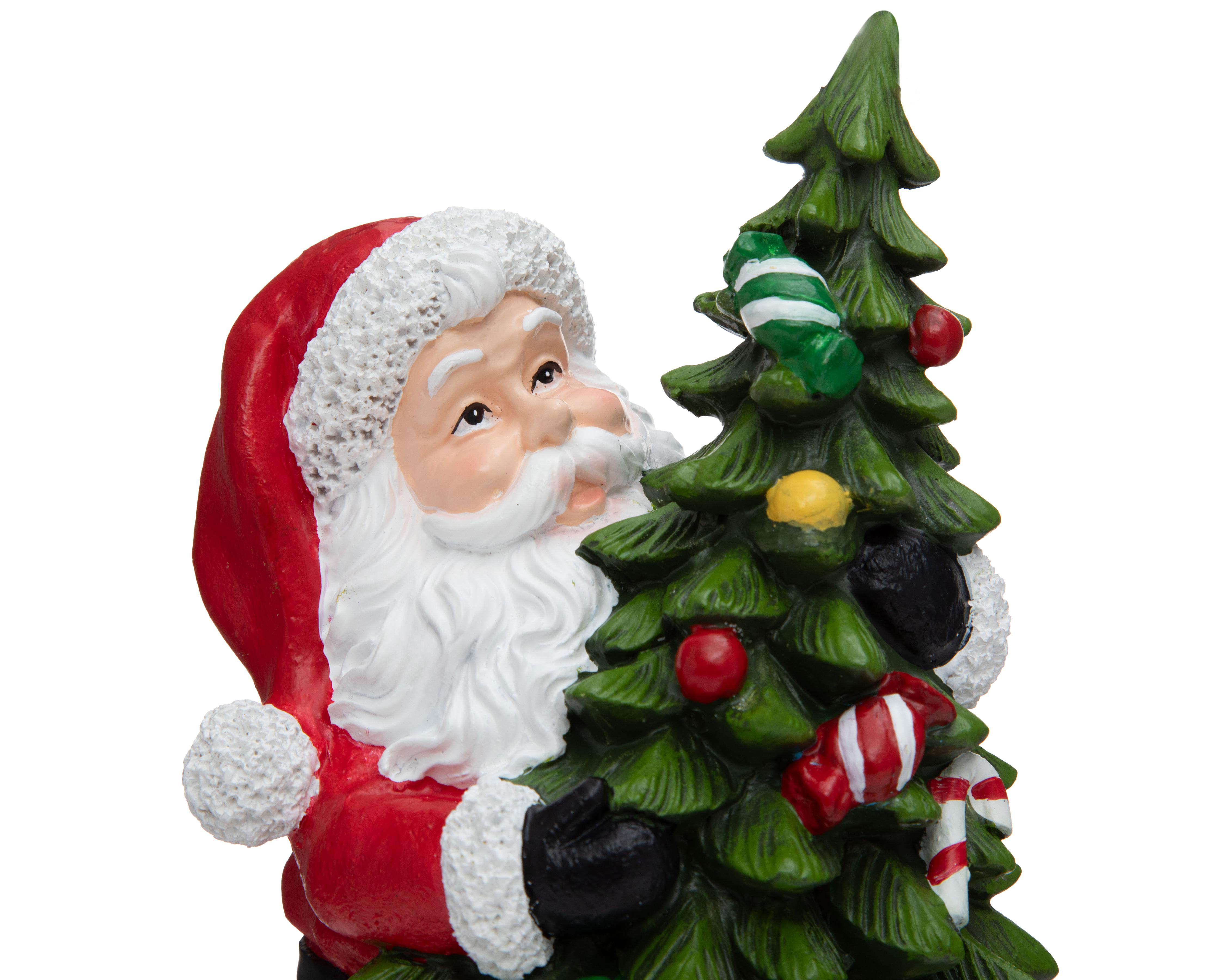 Foto 5 pulgar | Figura de Papá Noel de Navidad Noelo de Resina
