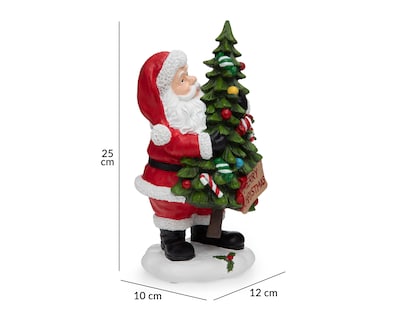 Foto 6 | Figura de Papá Noel de Navidad Noelo de Resina