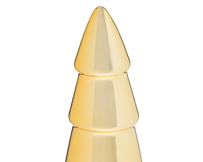 Foto 3 | Figura Decorativa de Pino de Navidad Golden Pine B de Cerámica