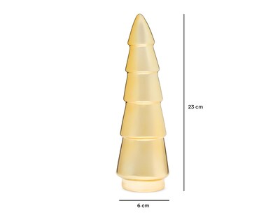 Foto 5 | Figura Decorativa de Pino de Navidad Golden Pine B de Cerámica