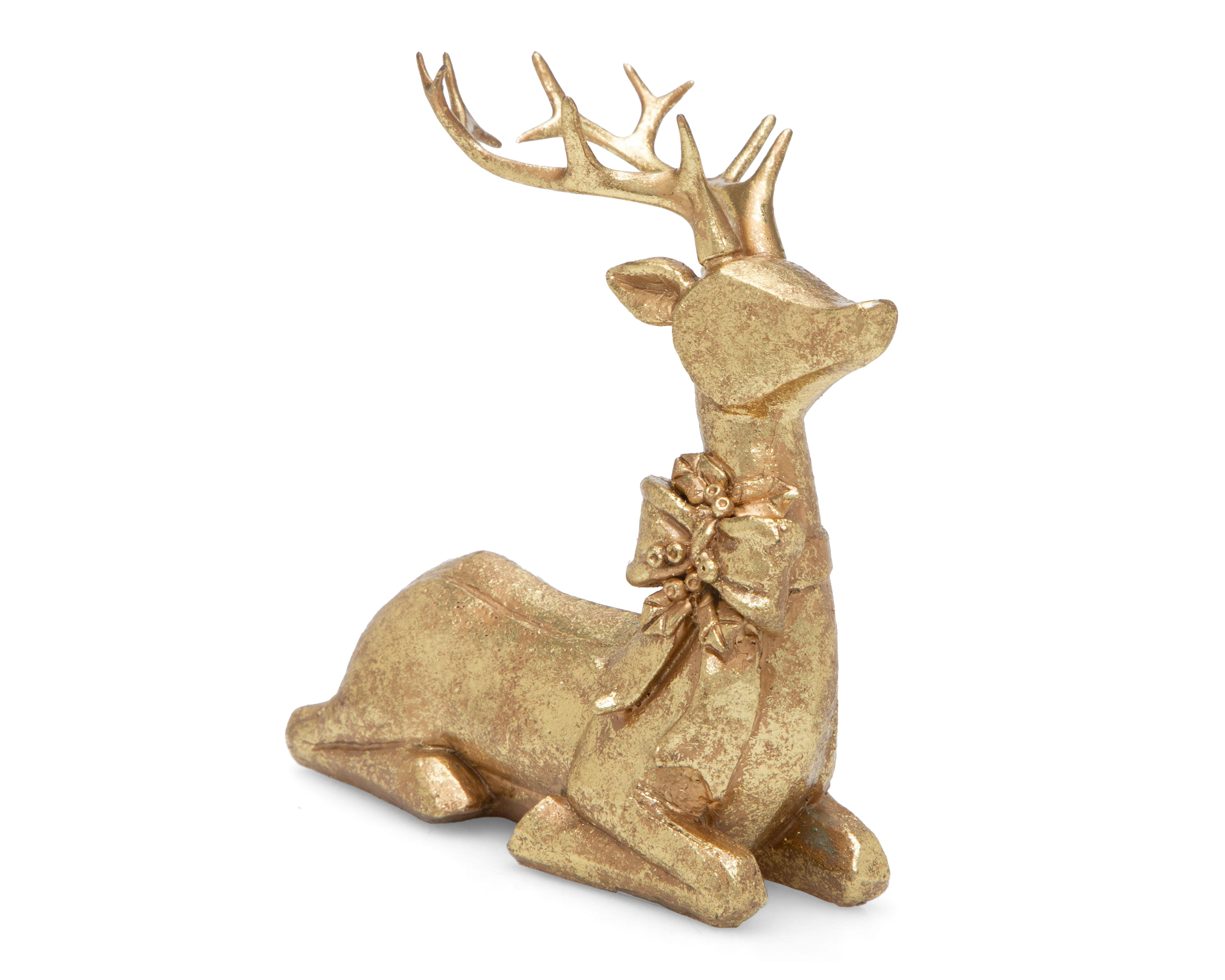 Foto 2 pulgar | Figura Decorativa de Navidad Little Venado de Poliresina