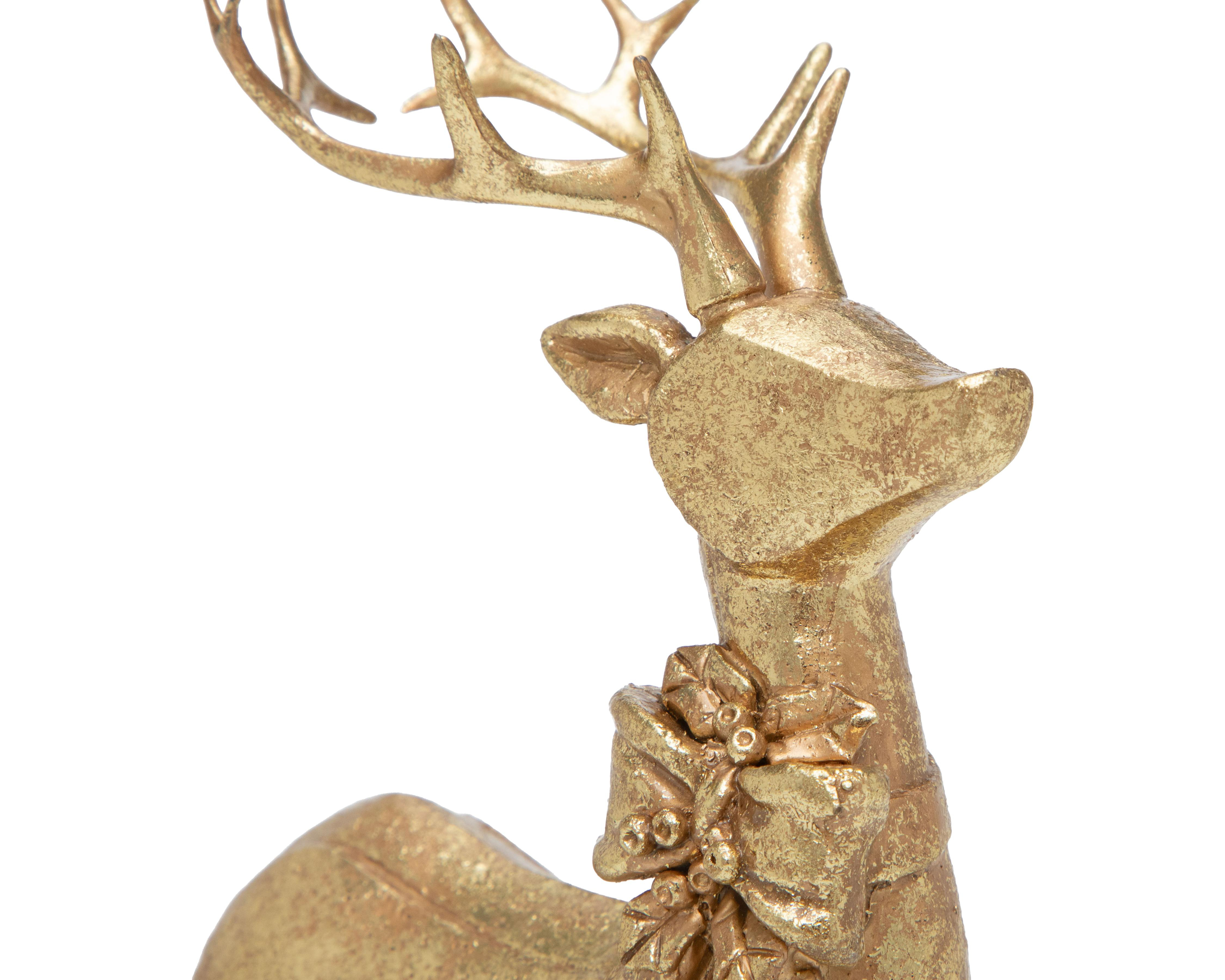 Foto 5 pulgar | Figura Decorativa de Navidad Little Venado de Poliresina