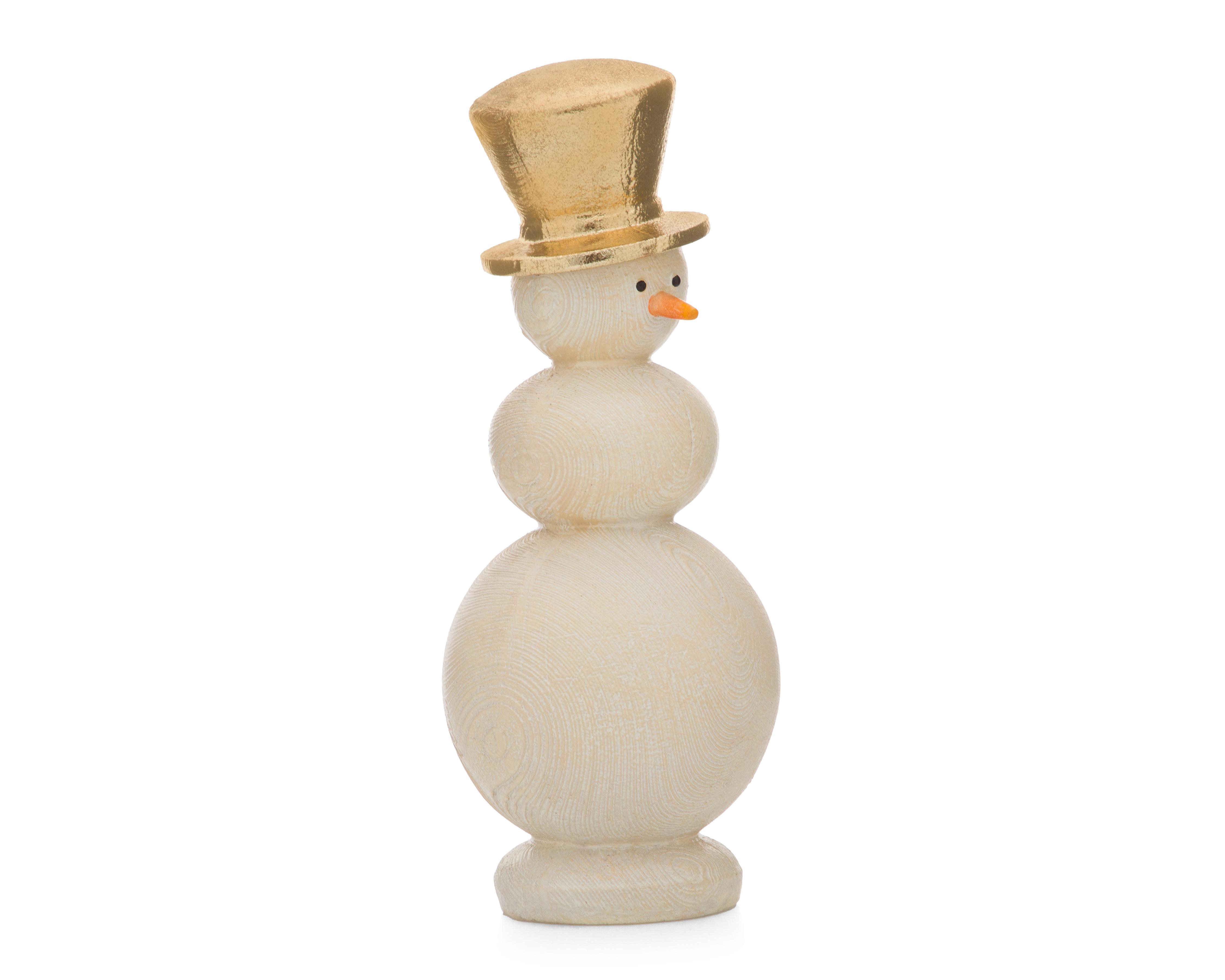 Figura Decorativa Navideña Hombre de Nieve de Resina $149