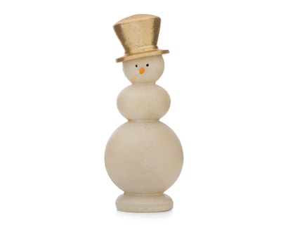 Foto 3 | Figura Decorativa Navideña Hombre de Nieve de Resina