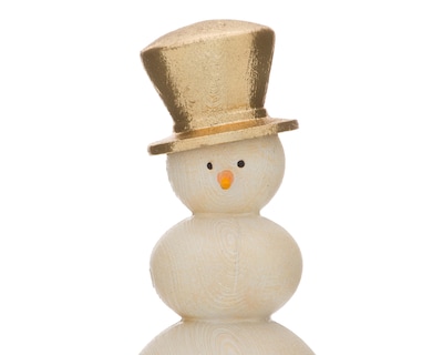 Foto 4 | Figura Decorativa Navideña Hombre de Nieve de Resina