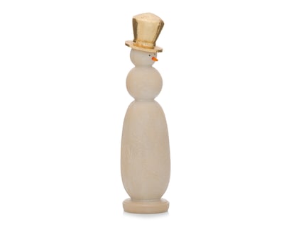 Foto 1 | Figura Decorativa Mono de Nieve de Navidad Jacinto de Resina