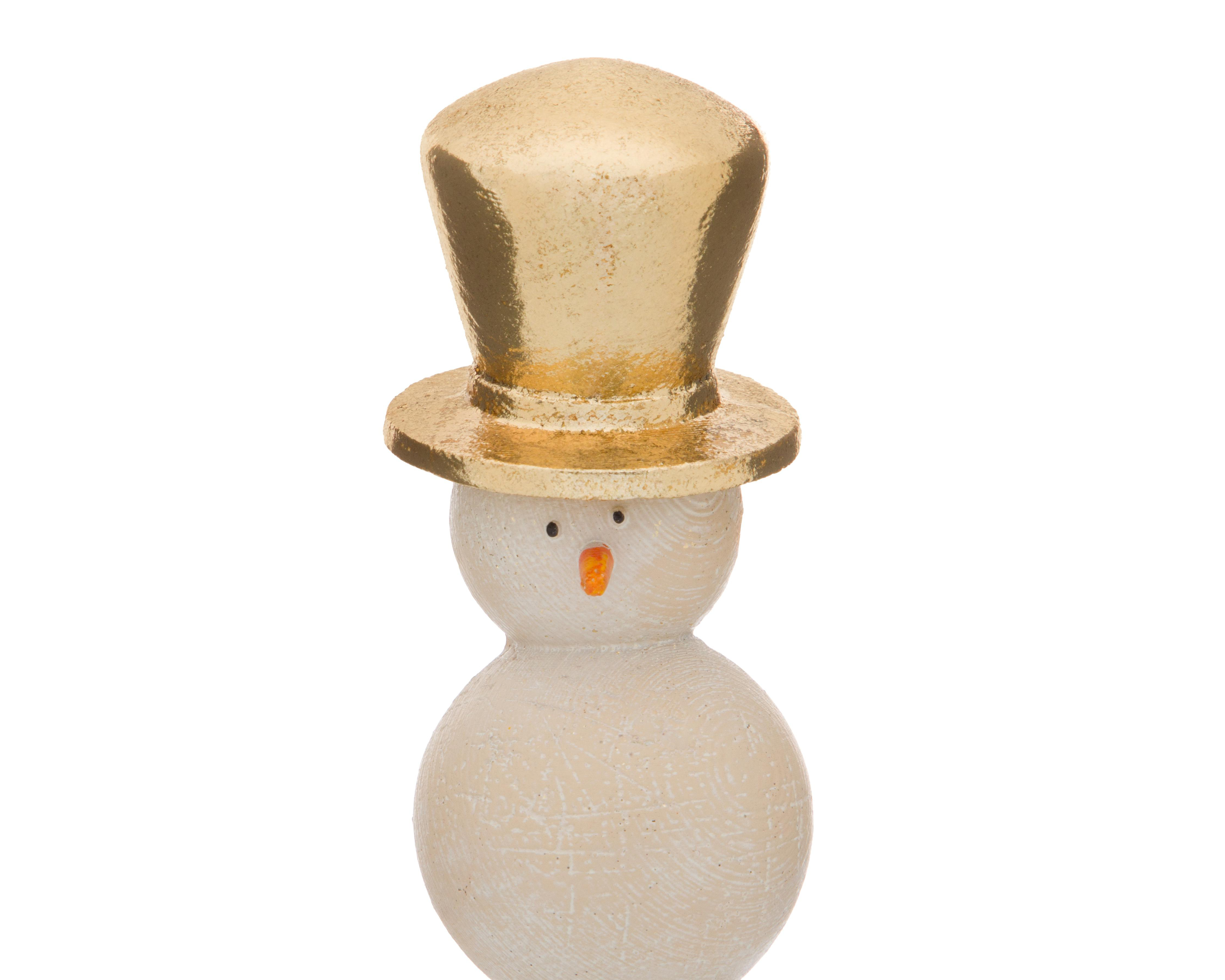 Foto 5 pulgar | Figura Decorativa Mono de Nieve de Navidad Jacinto de Resina