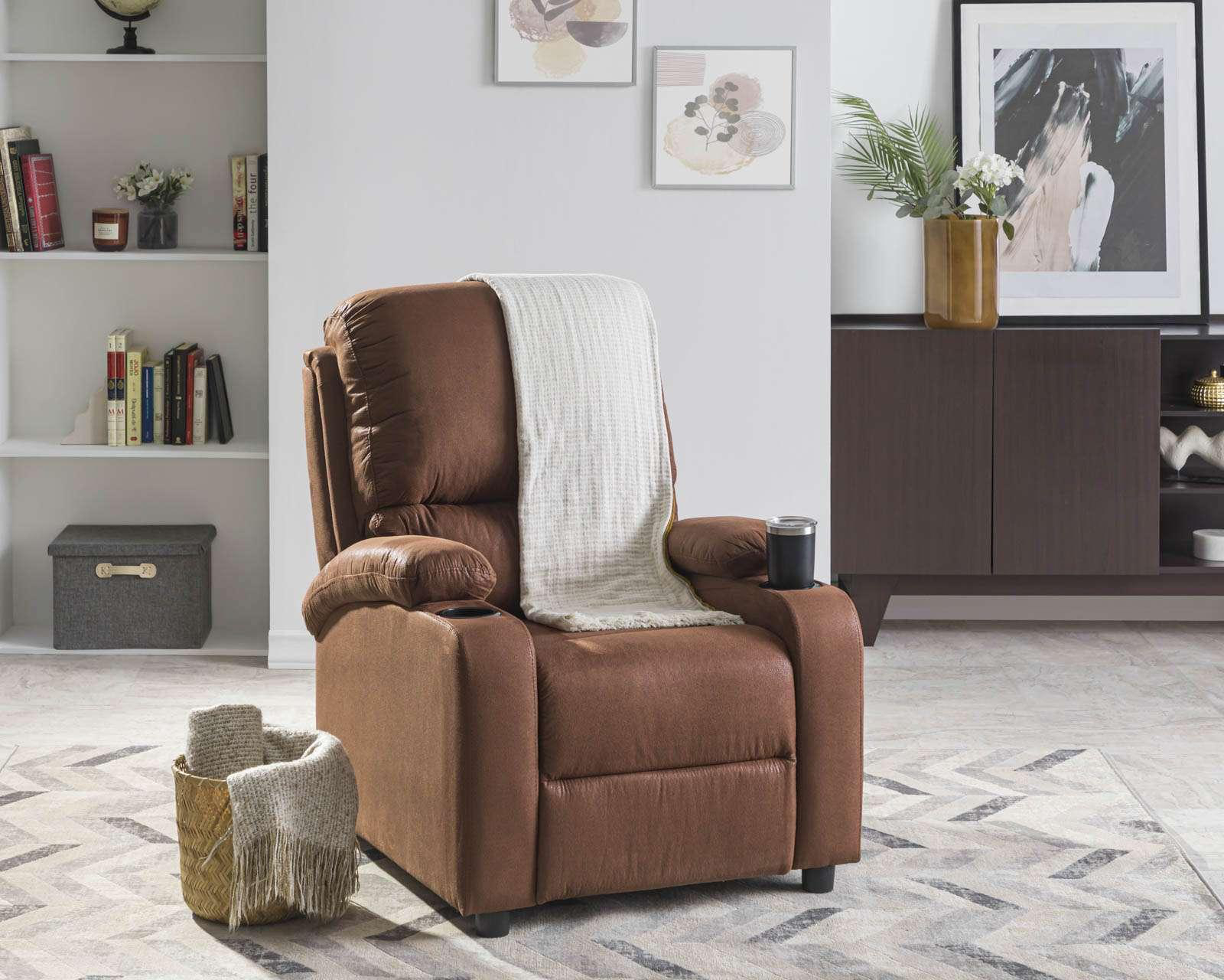 Sillón Reclinable Andrea Café