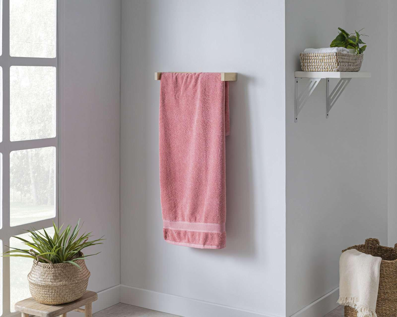Foto 5 pulgar | Toalla de Medio Baño Hortencia Rosa