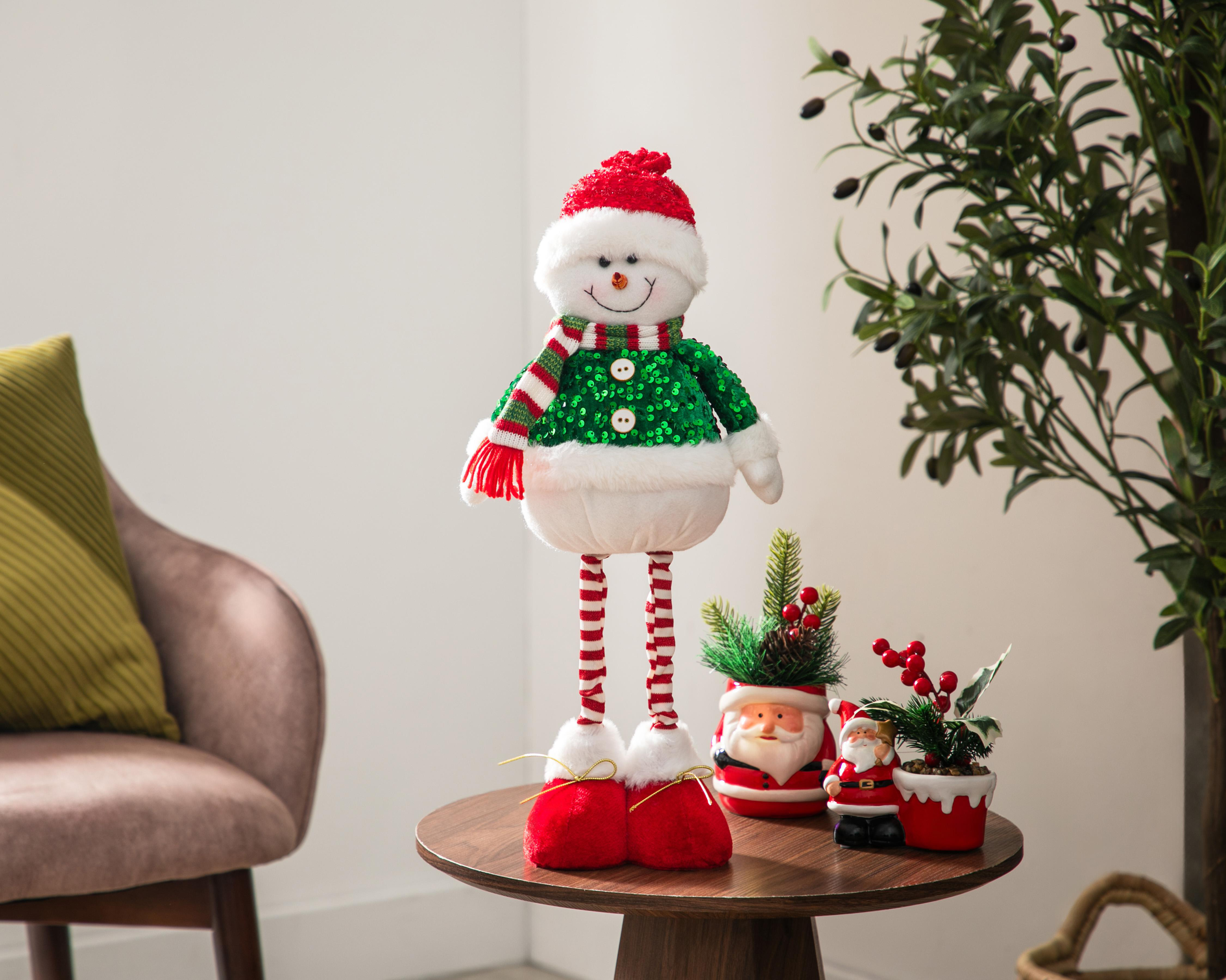 Foto 5 | Figura Mono de Nieve Navideño Tinsel de Poliéster