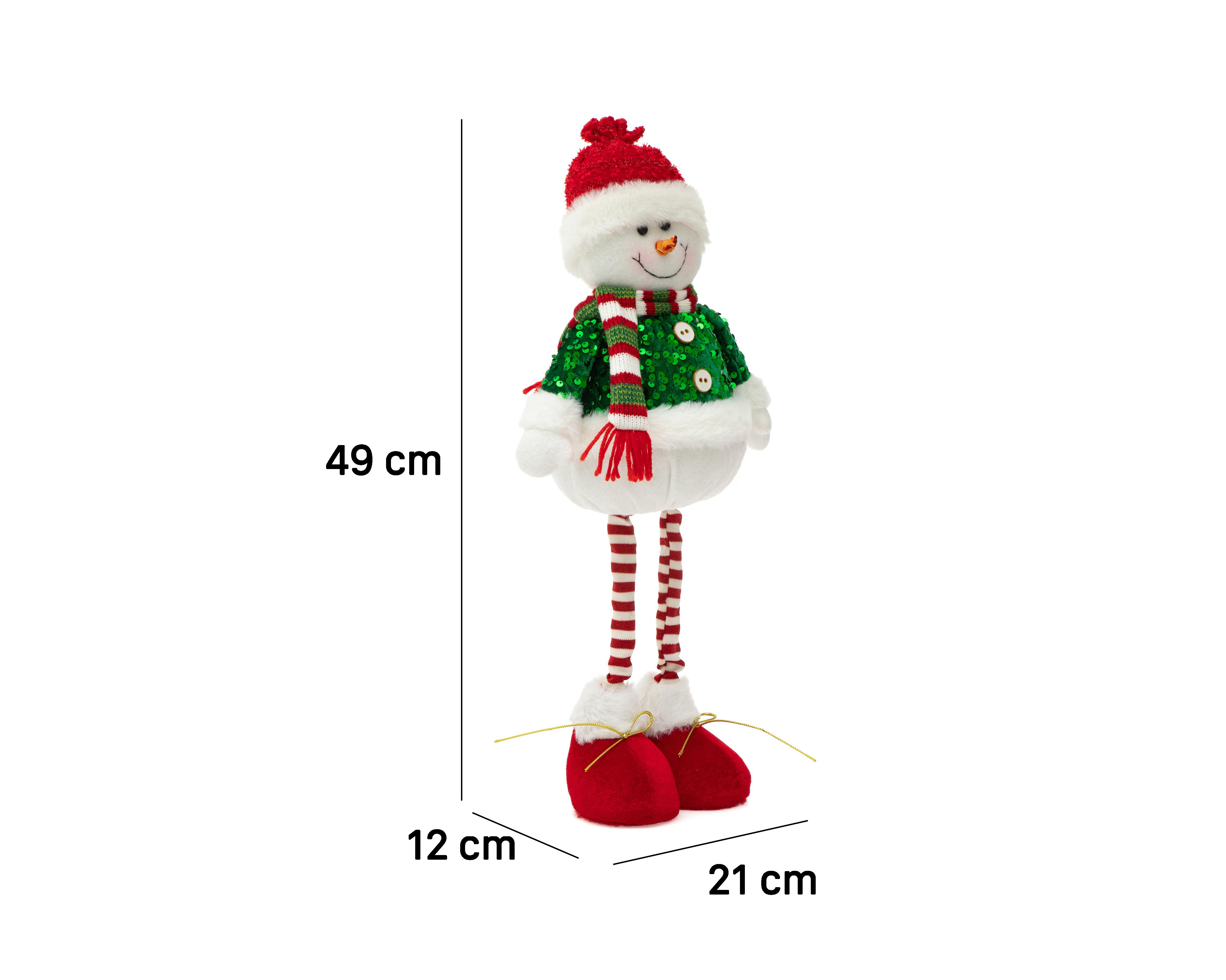 Foto 6 | Figura Mono de Nieve Navideño Tinsel de Poliéster
