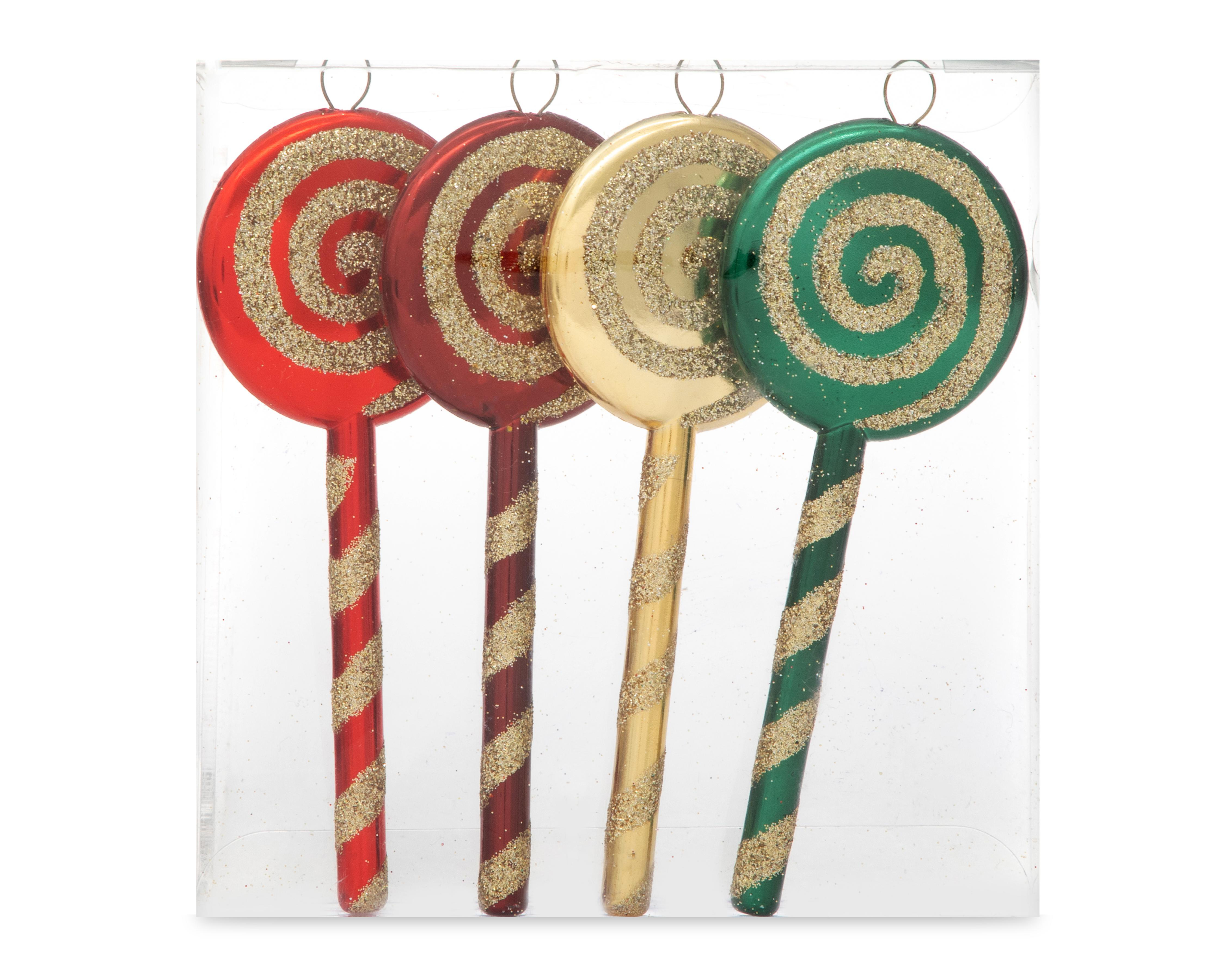 Foto 4 pulgar | Accesorios para Árbol Candies 4 Piezas