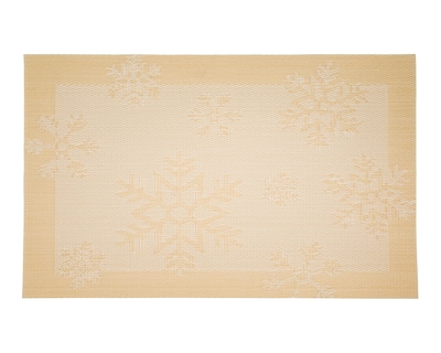 Foto 4 | Mantel Individual Dorado Starhaus Copito Square 4 Piezas