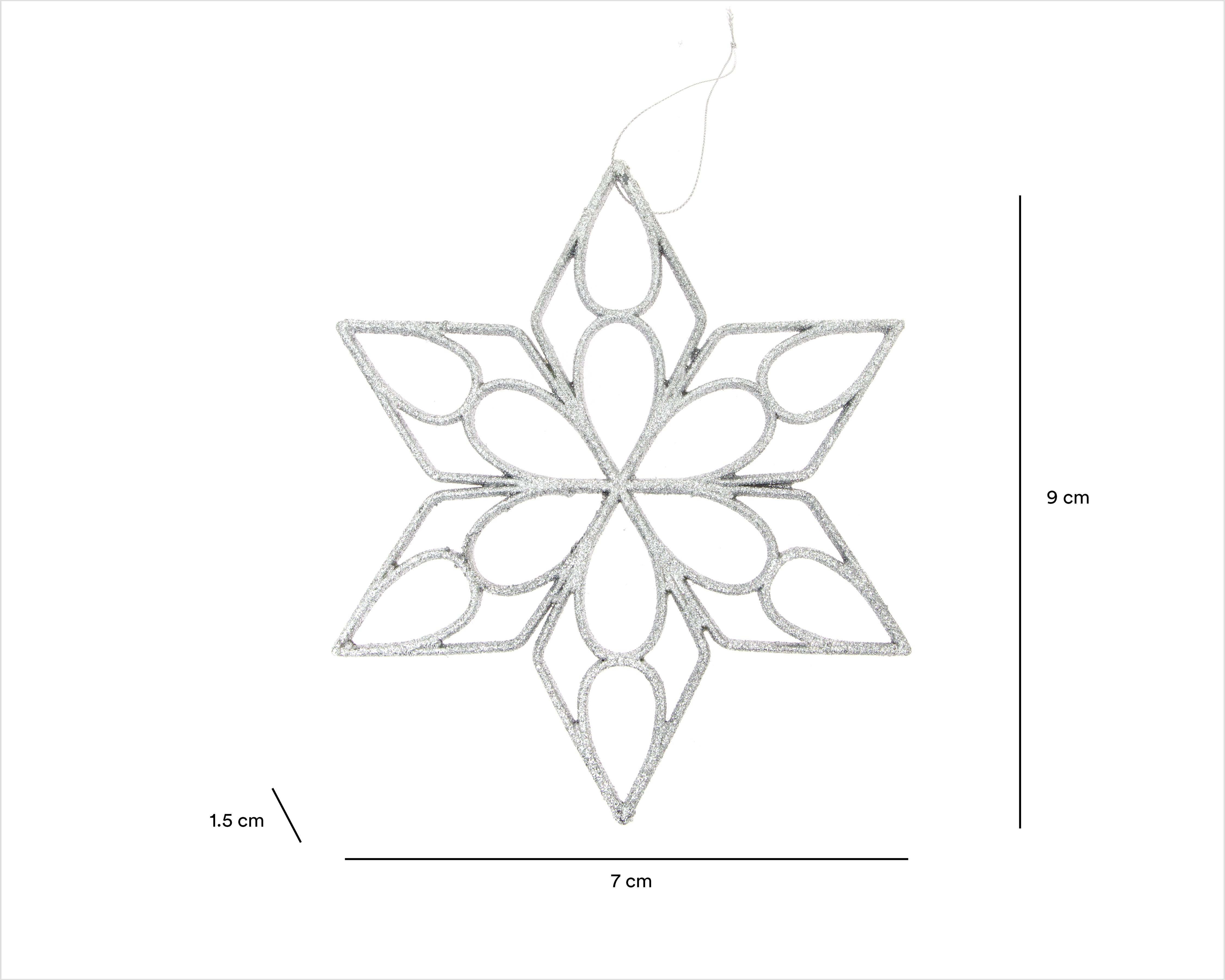 Foto 5 pulgar | Accesorio para Árbol Starhaus Silvery 4 Piezas