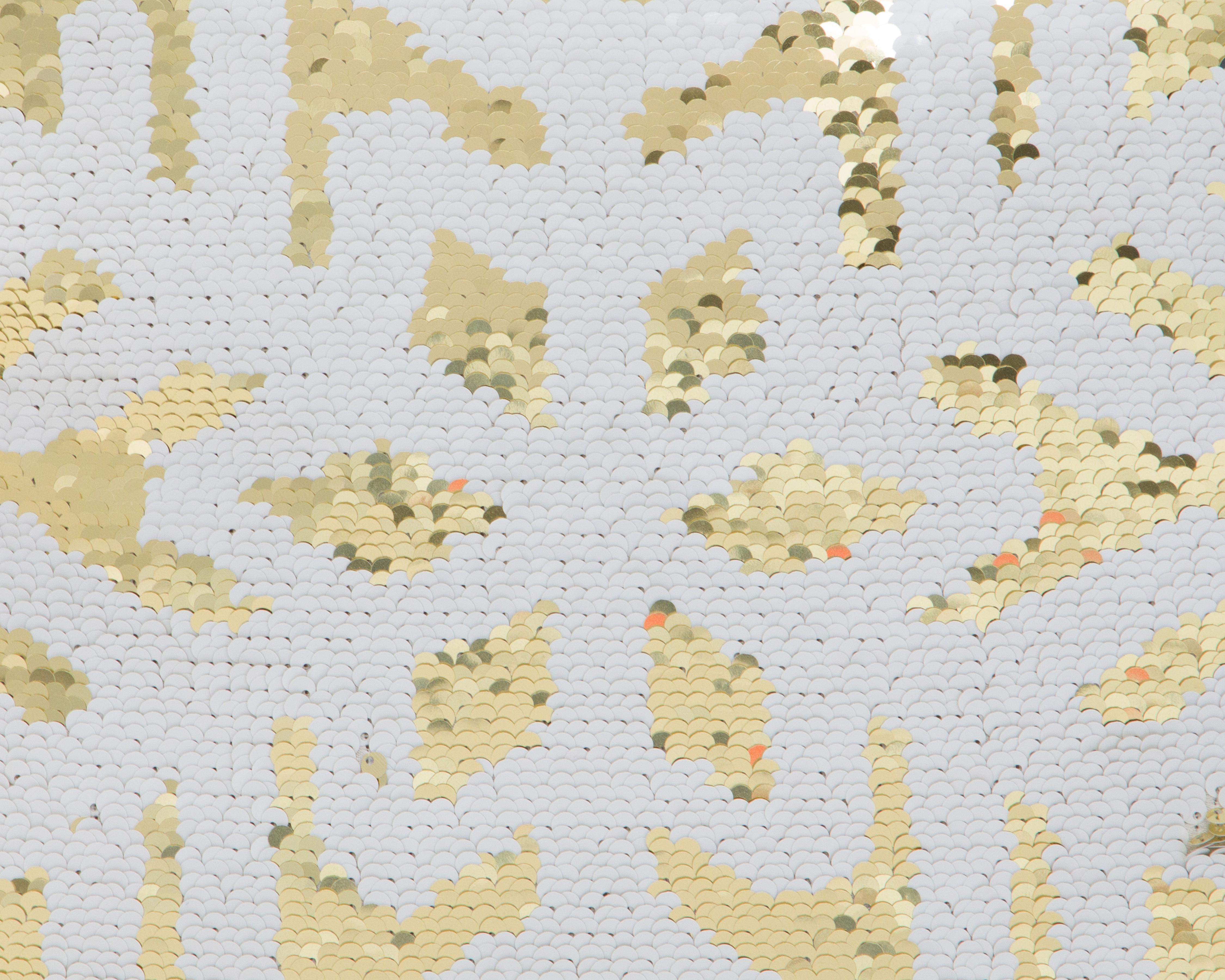 Foto 4 | Cojín Navideño Sequin Snowy Dorado