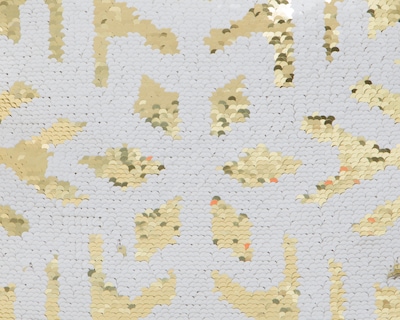 Foto 4 | Cojín Navideño Sequin Snowy Dorado