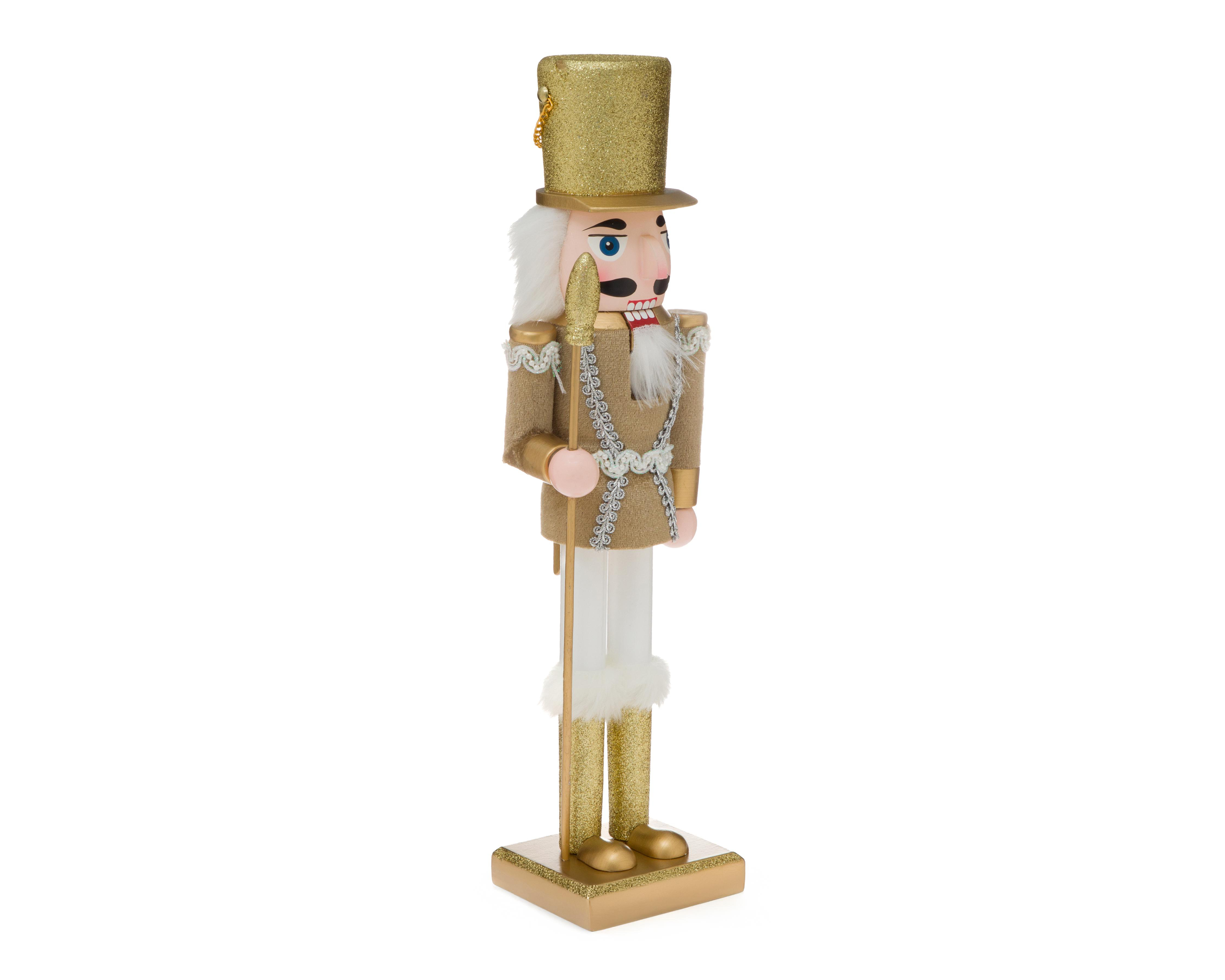 Foto 1 | Figura Decorativa de Navidad Cascanueces D de Madera