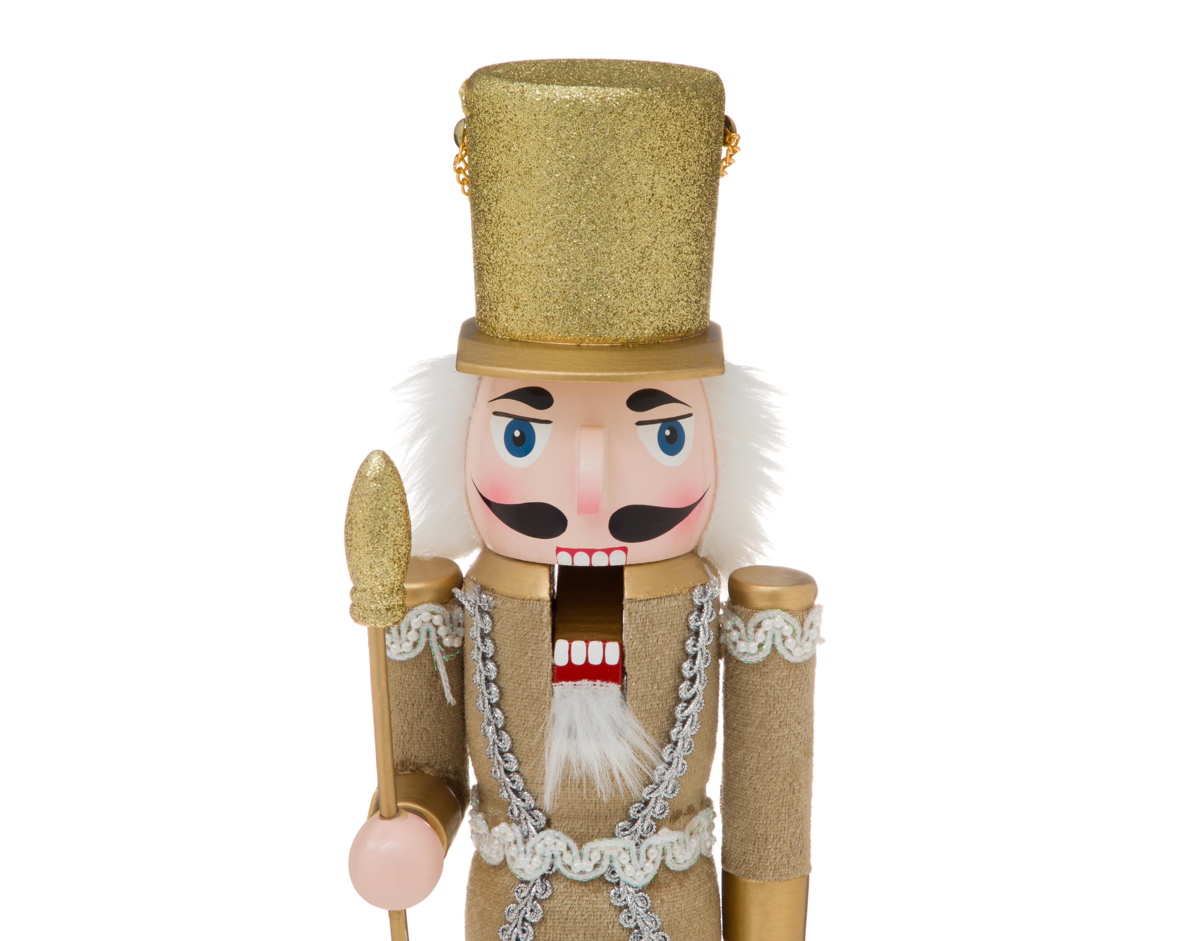 Foto 5 pulgar | Figura Decorativa de Navidad Cascanueces D de Madera