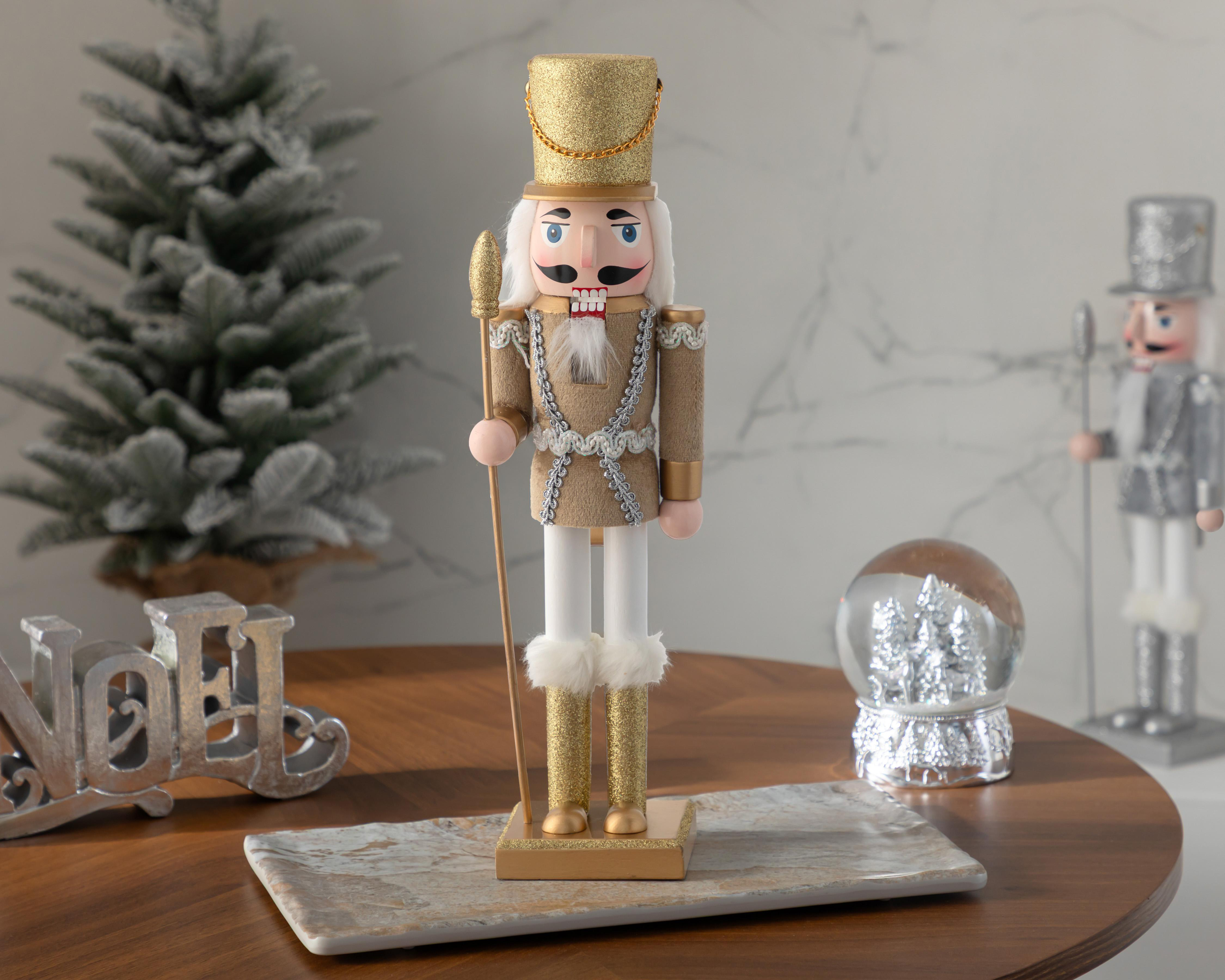 Foto 6 pulgar | Figura Decorativa de Navidad Cascanueces D de Madera