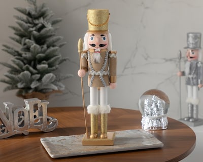 Foto 5 | Figura Decorativa de Navidad Cascanueces D de Madera