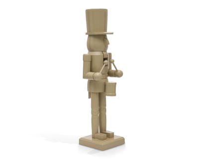 Foto 1 | Figura Decorativa Cascanueces de Navidad Soldadito de Madera