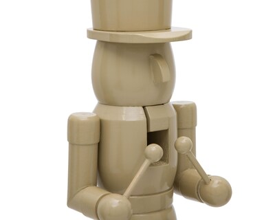 Foto 4 | Figura Decorativa Cascanueces de Navidad Soldadito de Madera