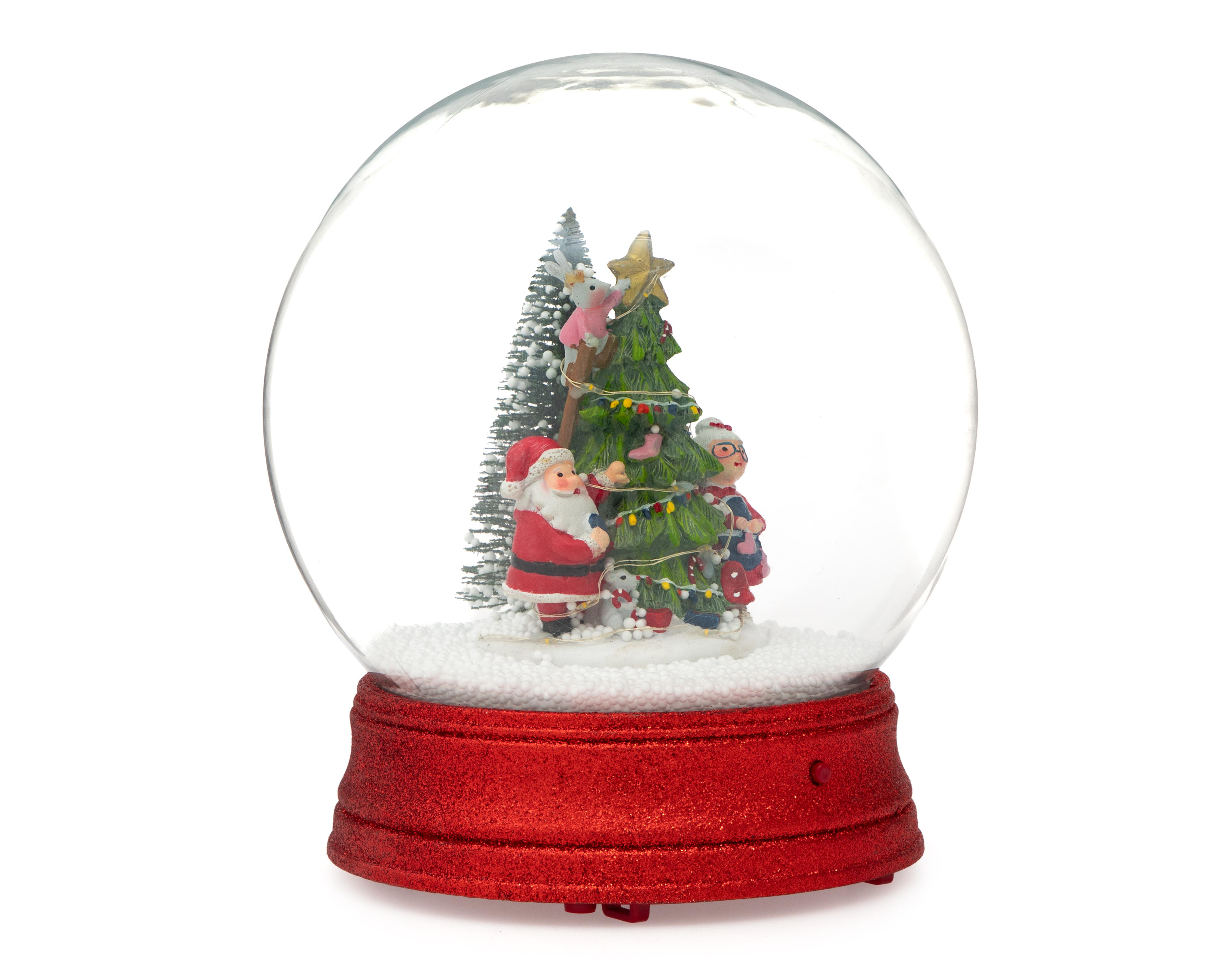 Foto 1 | Esfera de Nieve de Navidad Globo Musical de Plástico