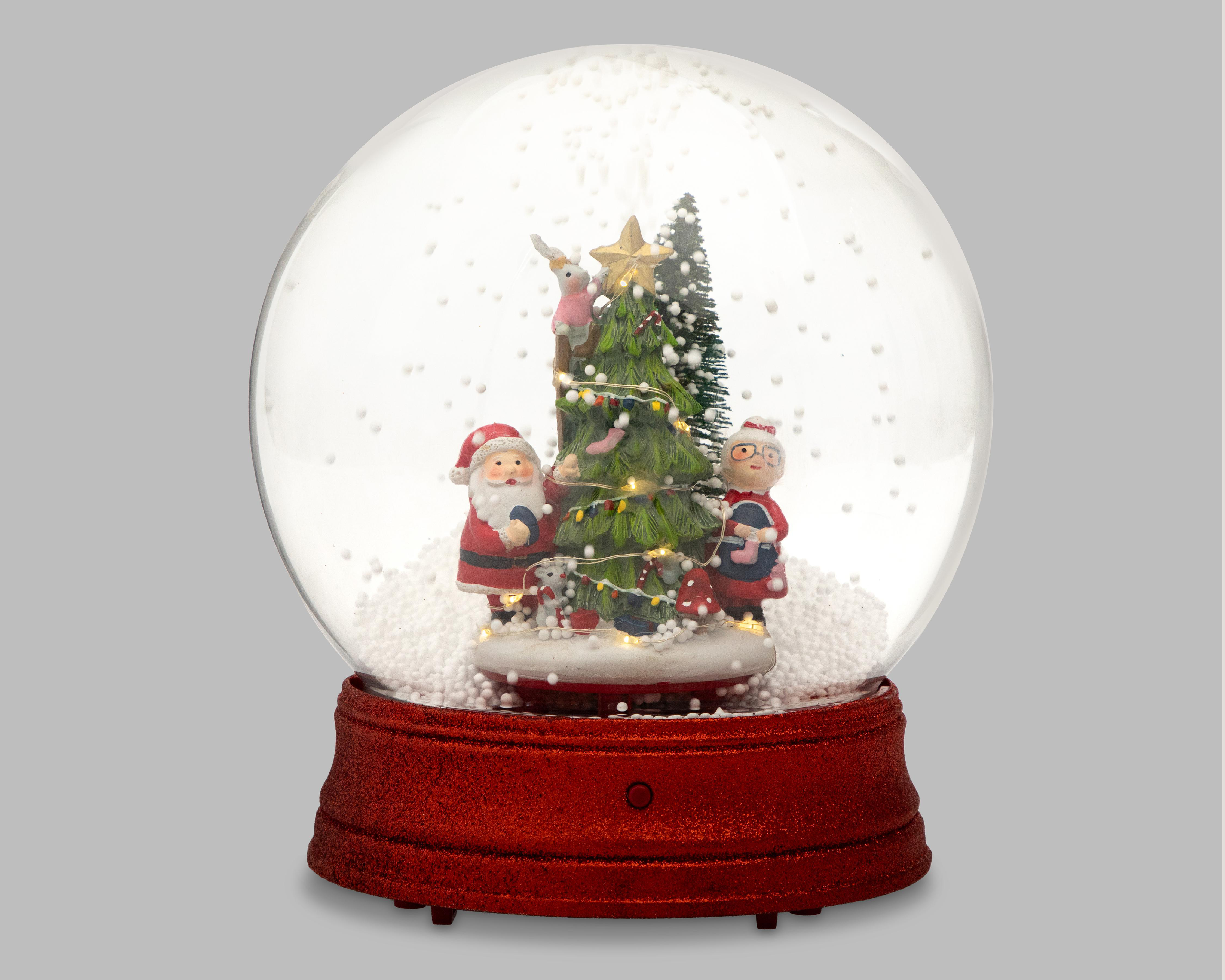 Foto 5 | Esfera de Nieve de Navidad Globo Musical de Plástico