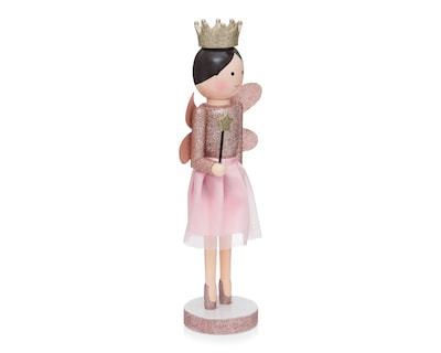 Foto 1 | Figura Decorativa Hada de Navidad Princess de Madera