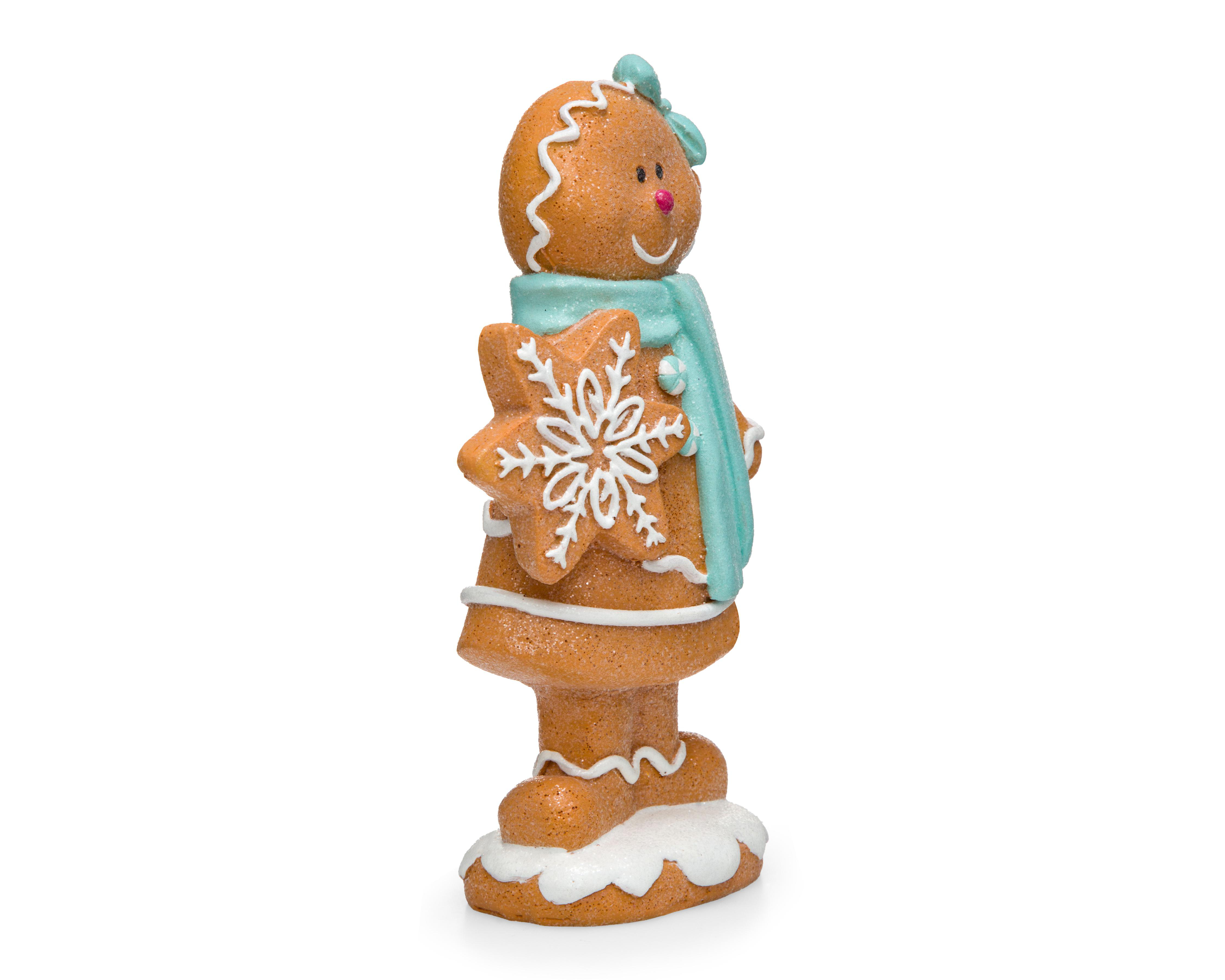 Foto 1 | Escultura de Galleta de Jengibre de Navidad Miss Gingery de Resina