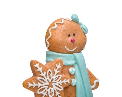 Foto 4 | Escultura de Galleta de Jengibre de Navidad Miss Gingery de Resina