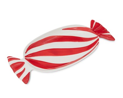 Foto 1 | Charola Decorativa de Navidad Caramel Tray de Cerámica