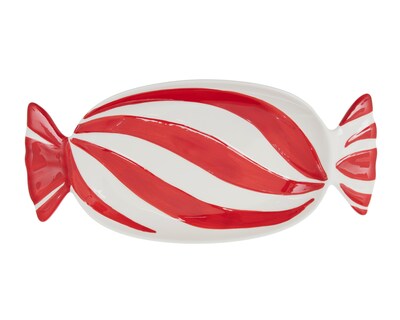 Foto 2 | Charola Decorativa de Navidad Caramel Tray de Cerámica