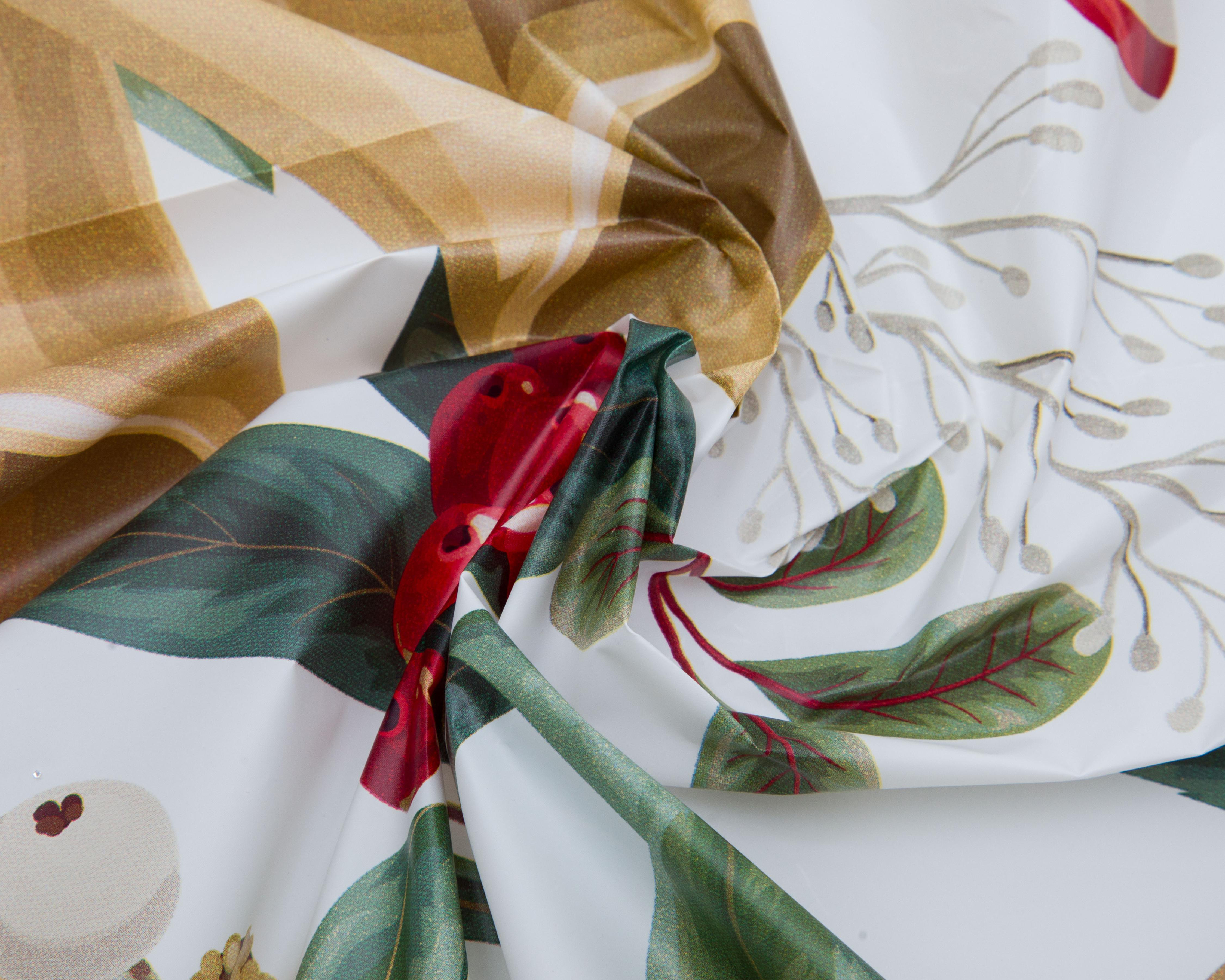 Foto 5 pulgar | Mantel para Mesa Navideño Starhaus Poinsettia 260 x 152 cm