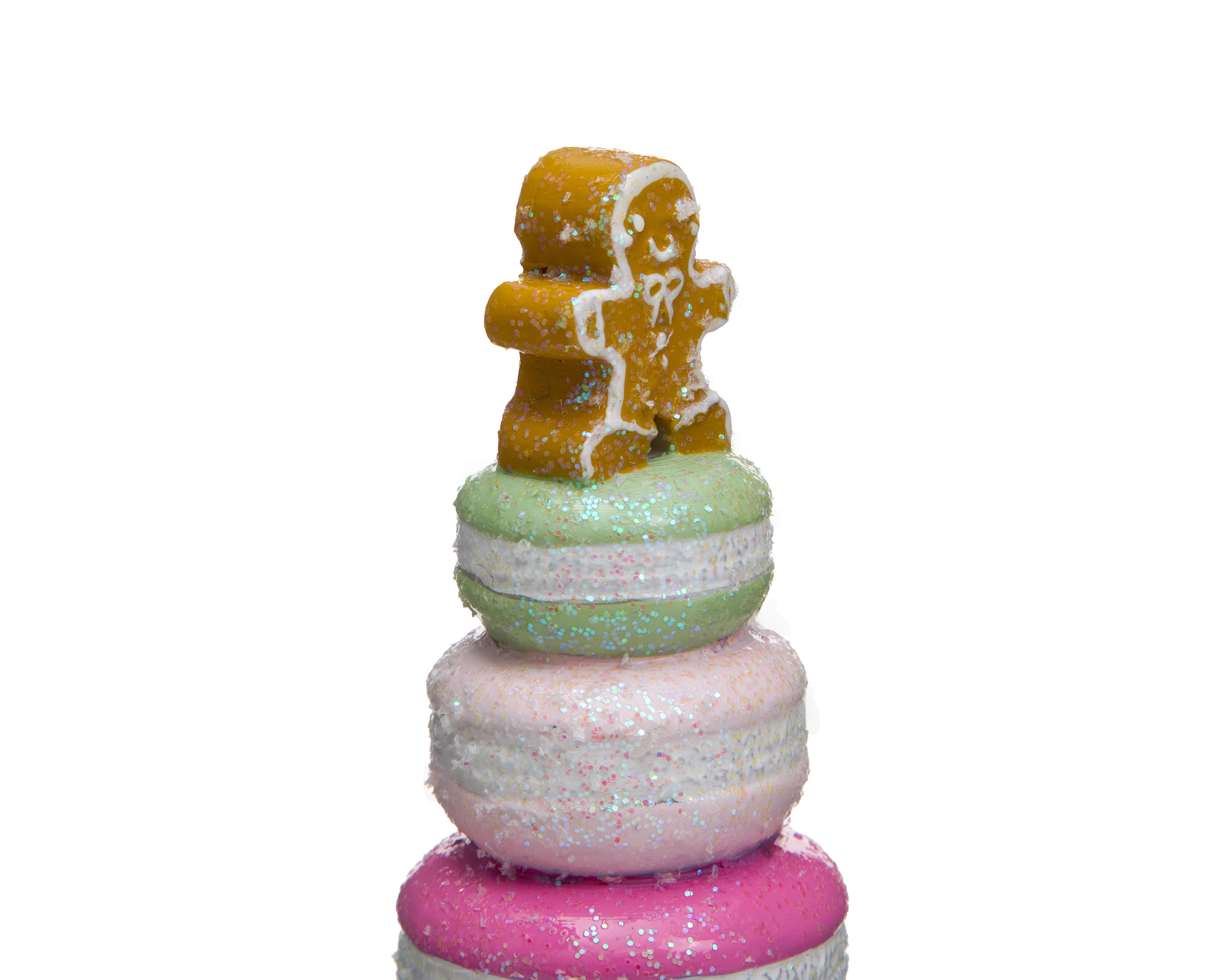 Foto 4 pulgar | Figura Decorativa Pino de Navidad Macarrones de Resina